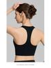 Spring Women's V-neck Sports Bra & Halterneck Yoga Tank Top with Fixed Cups - Supports Underarm Fat