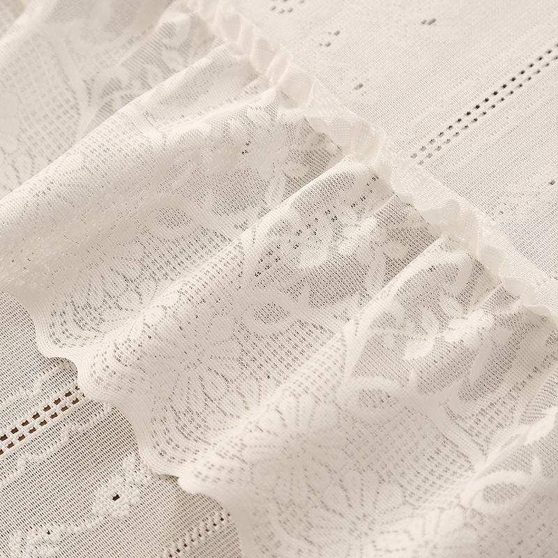 New Light Luxury Retro Lace Tablecloth Dustproof Heat Insulation Beautification Dining Table Cloth Coffee Table Cover