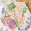 20 Sheets Vintage INS Color gradient material paper Adhesive Diy Decorative Hand Account Background paper