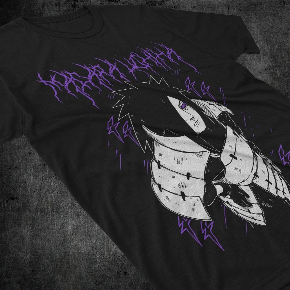 

Madara Uchiha T-shirt Naruto Itachi Manga Strip Horror Anime Gift shirt All Size XL