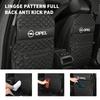 Leather Car Back Seat Protector Seat Mud Anti-Child-Kick Pad For Opel Astra G H J K F Corsa D Zafira B Insignia Mokka Regal