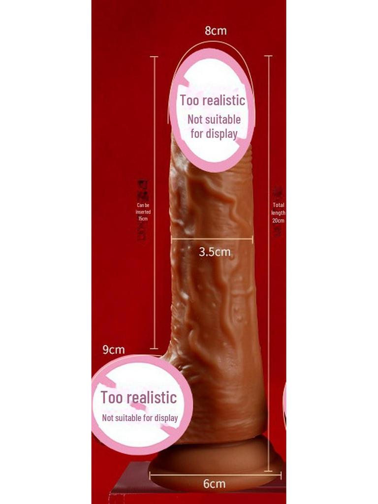 Miji Wireless Heating Silicone Vibrating Penis - 30/Box