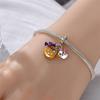 Copper Luminous Halloween Pumpkin Bead Charms Compatible With Pandora Authentic Bracelets Do It Yourself Birthday Party Jewellery