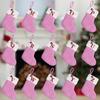 Thickened Christmas Alphabet Knitted Socks Large Capacity Candy Gift Bags  Xmas Gift