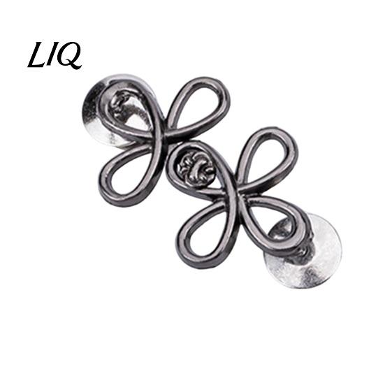 Loose Pants Waist Tightener Six-Leaf Button, Detachable Jeans Button Pin, Adjuster No Sewing Required Buckle Clothing Accessories Nail