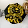 Club América Fashionable Automatic Opening/Closing Folding Umbrella. Portable and Foldable, Ideal for Gift, Travel, and Daily Use.