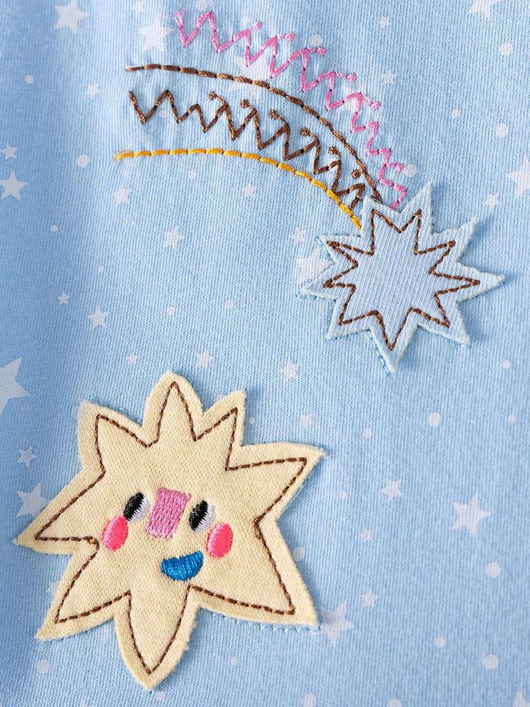 Robe d'été cartoon pour filles Little Maven - Jolie jupe à manches courtes style européen et américain