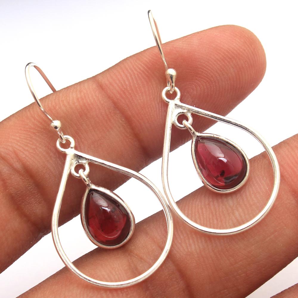 Carnelian Silver Earring, 925 Sterling Silver Handmade Jewelry, Silver Earring, Gift For Her