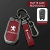Neues Leder Schlüsselanhänger Zubehör für Peugeot 208 2008 301 308 508 5008 RCZ Auto Klappschlüssel Fernbedienung Hülle Abdeckung Schutz Schale Schlüsselanhänger