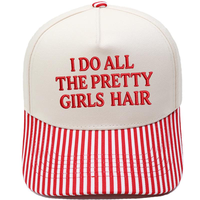I DO ALL Fun Embroidery Color Matching Truck Driver Baseball Cap Men's and Women's Casual Shade Dad Hat