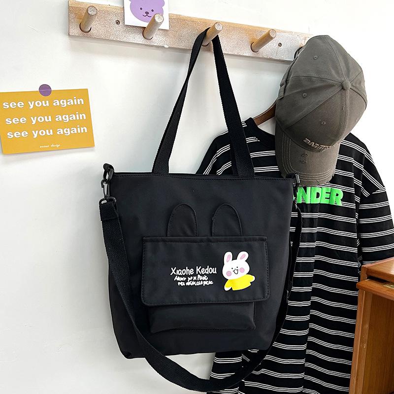 

Women s bag nylon shoulder bag new student trend fashion messenger bag чёрный