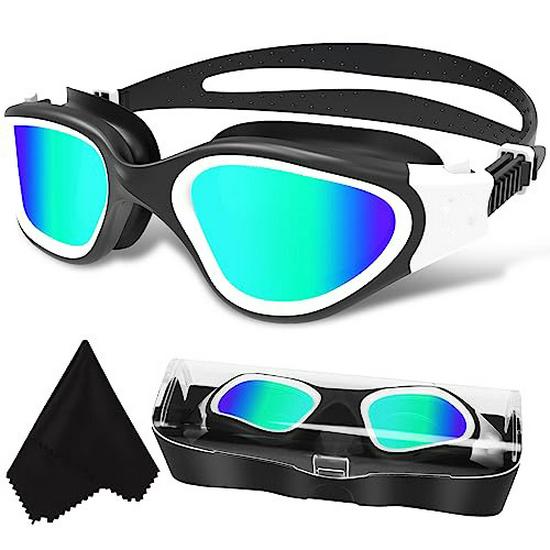 High-Definition Waterproof Anti-Fog Swimming Goggles - Unisex Casual & Professional Style