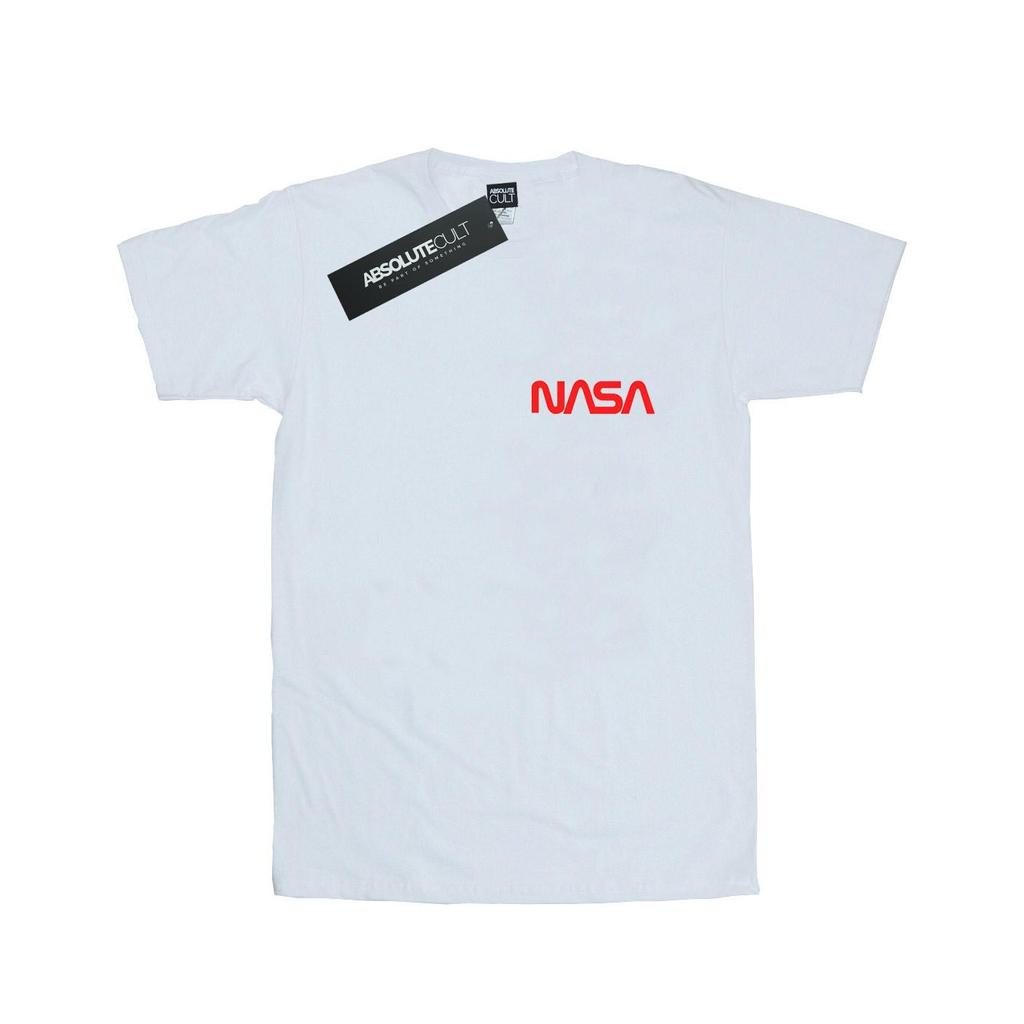 NASA Mens Modern Logo Chest T-Shirt