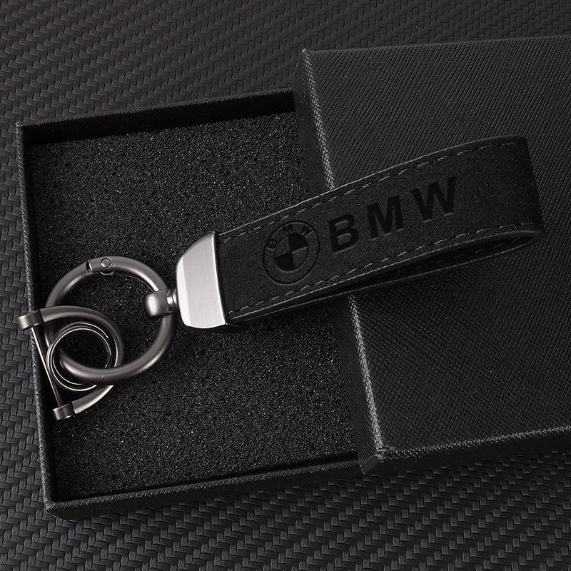 M Sport Suede Leather Car Emblem Key Chain Accessories for Bmw M Performance G30 G32 3 4 5 7 M3 M4 M5 X1 X3 X5 X6 X4 E61 E60 jvzp41