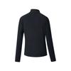 SAUCONY Sports Lifestyle Series Half-Zip Solid Color Stand Collar Pullover Long Sleeve Sweatshirt Women Sweatshirt Black SC1240156A-BK01
