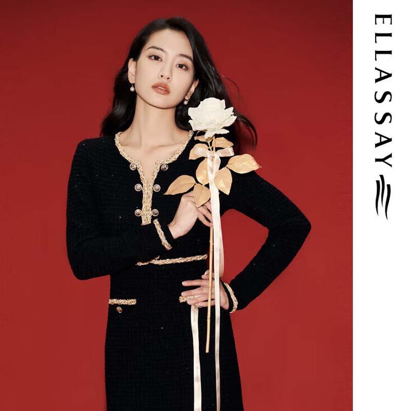 ELLASSAY Soft Comfortable Designed Mid-length Dress