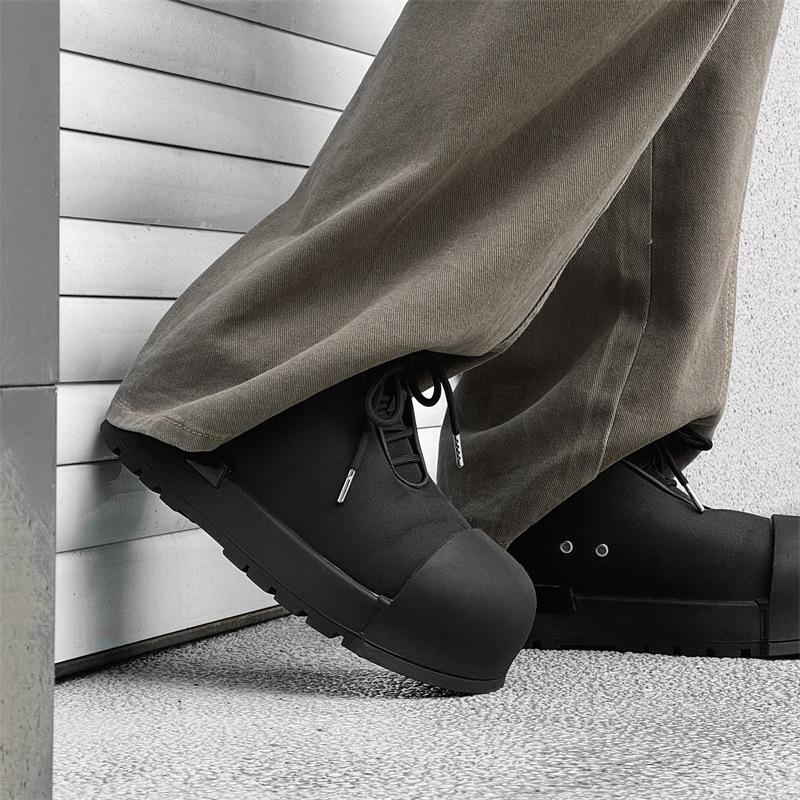 American Mickey big head shoes men and women niche couple thick sole heightening dad shoes couple 3737-1737-J