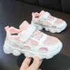 Summer boys and girls mesh breathable sports shoes spring and autumn children's casual soft sole hollow boys dad shoes baby shoes