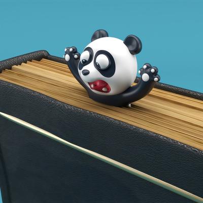 3D Animal Bookmark Cute PVC Cartoon Character Bookmarks for Kids Readers Fun