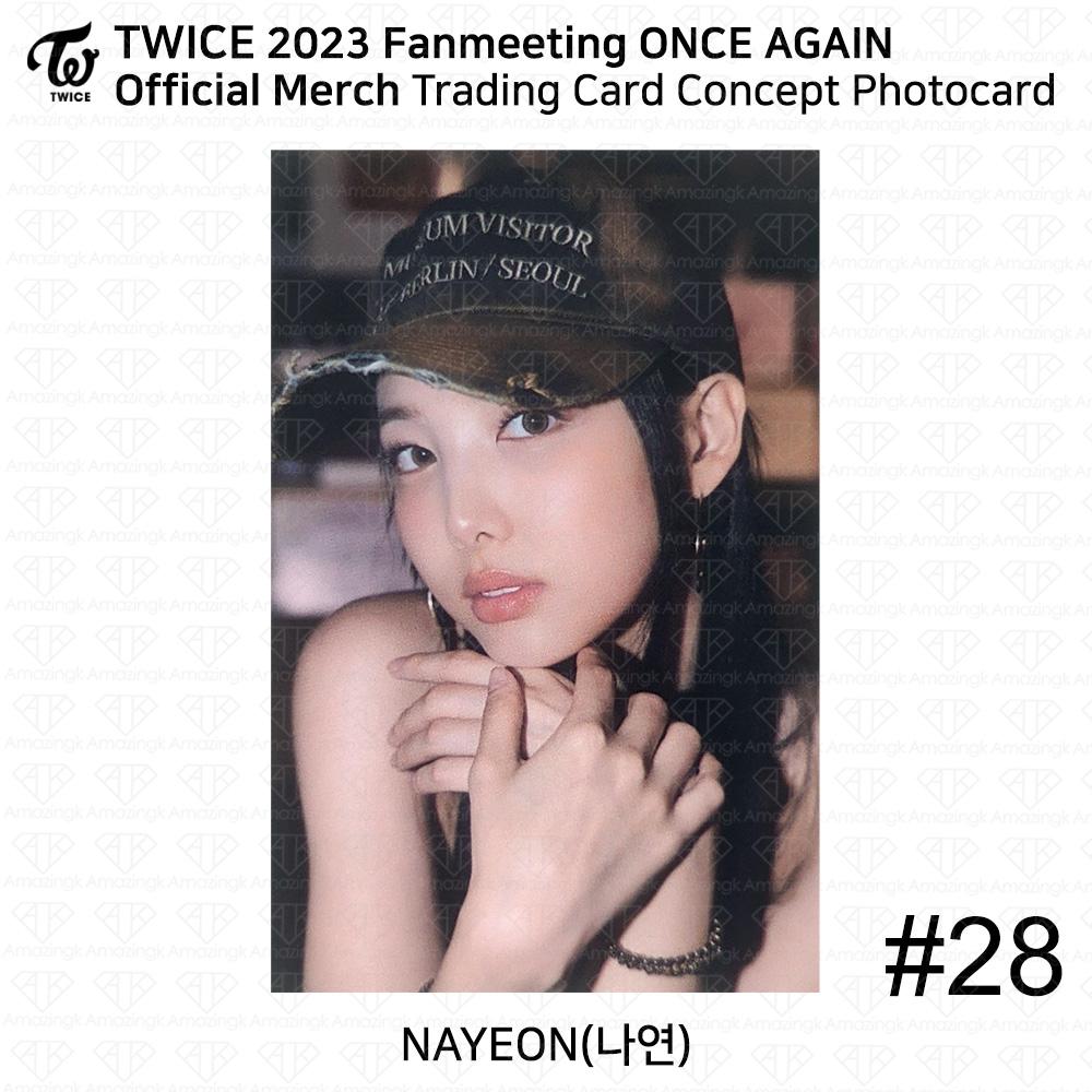 Twice 8. Jahrestag ONCE AGAIN Fanmeeting Pop-up MD Sammelkarte Fotokarte