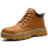 Steel Toe Shoes for Men Indestructible Work Boots Waterproof Safety Shoes Working Anti-Drop Anti-Puncture Protective Sneakers