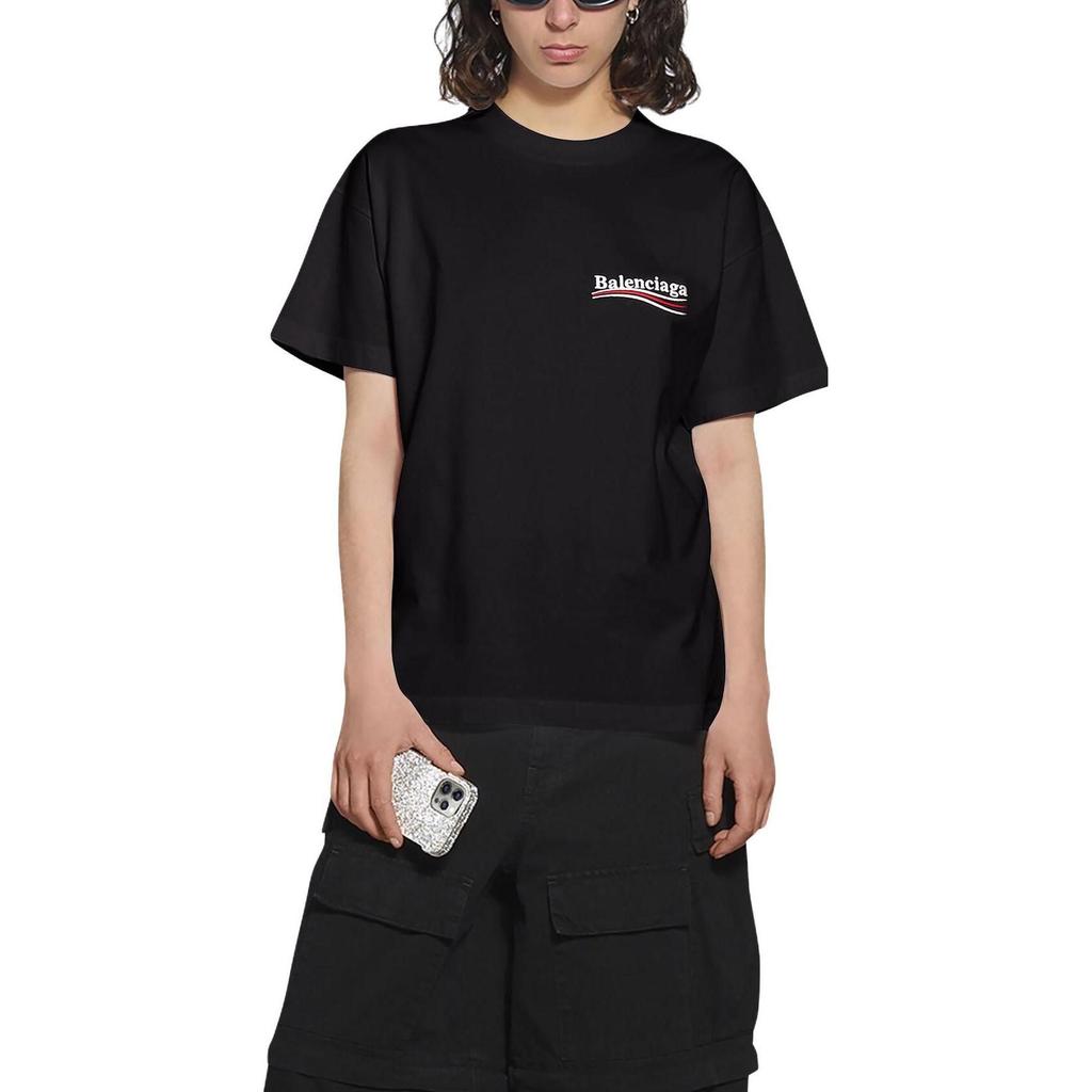 Balenciaga FW21 T Shirt Women's Black 612964TKVJ11070
