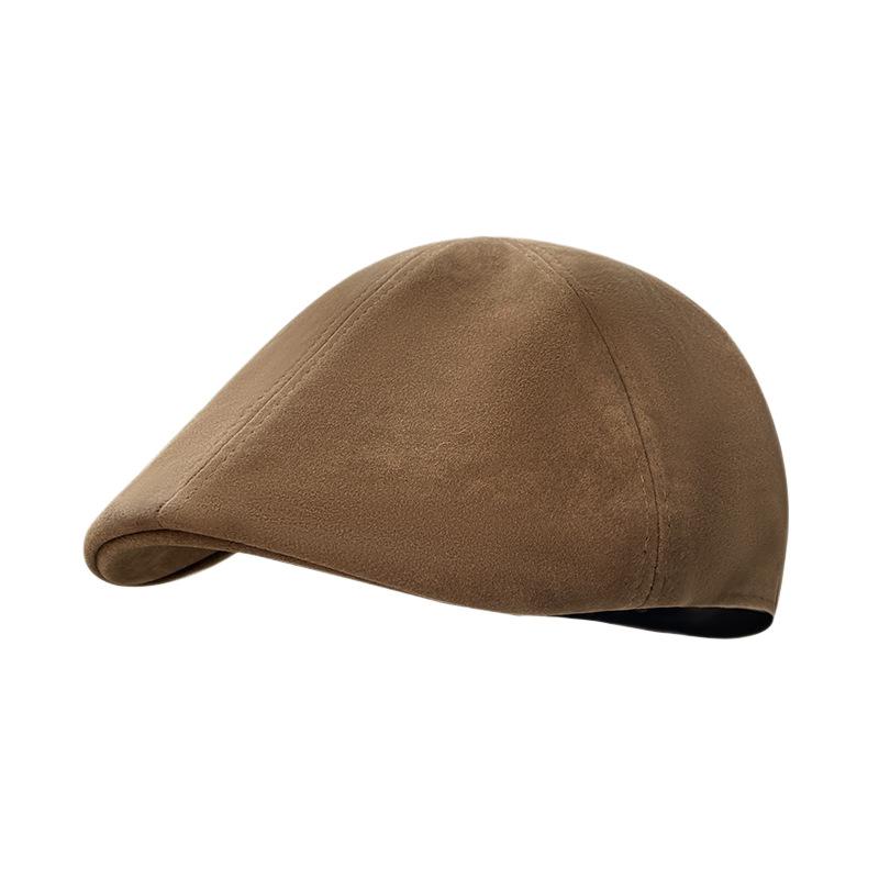 Japanese Street Art Progressive Hat Women's Autumn and Winter Fashion British Style Newsboy Hat Retro Large Head Circumference Beret Men