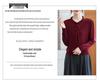 Damen Merino Strickpullover: Stilvolles, lockeres und leichtes Herbstoberteil
