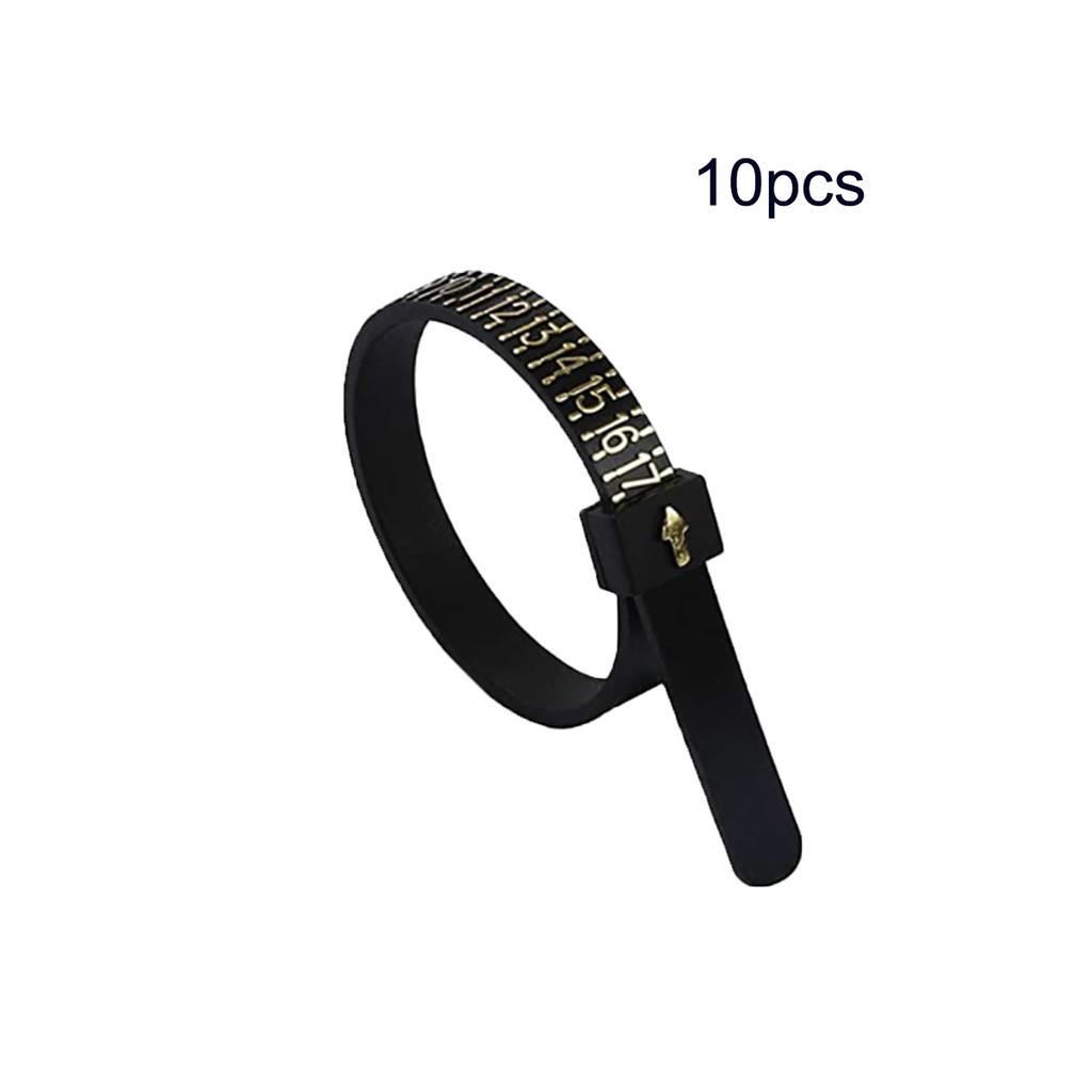 Ring Sizer Finger Circumference Size Measurement Belt Measuring Reusable Finger Size Gauge Jewelry Sizing Tool