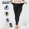 1XL-5XL Übergröße Leggings Damen Oberbekleidung 300 lbs 9-Zoll Hochelastische Einfarbige Frühling/Herbst Leggings Übergröße
