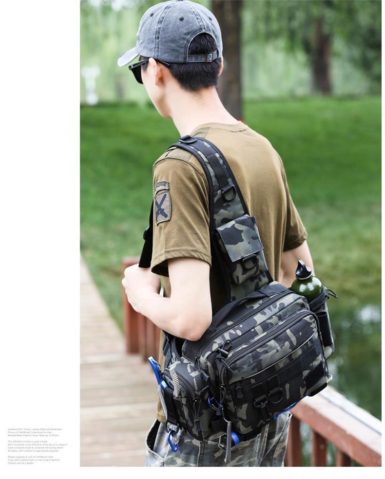 Multi-Function Large Capacity Fishing Backpack with Rod Holder