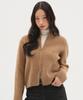 Blond9 Basic Two-Way Knit Zip-Up Cardigan_Beige