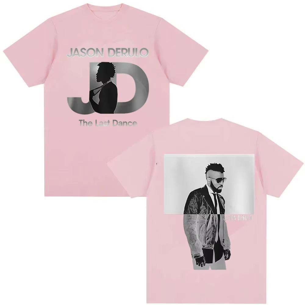 

2026 New Jason Derulo The Last Dance Tour Graphics Cotton Shirt Unisex Y2k Hip Hop Style Summer Unisex Short Sleeve Tshirt Fan Gift 4XL