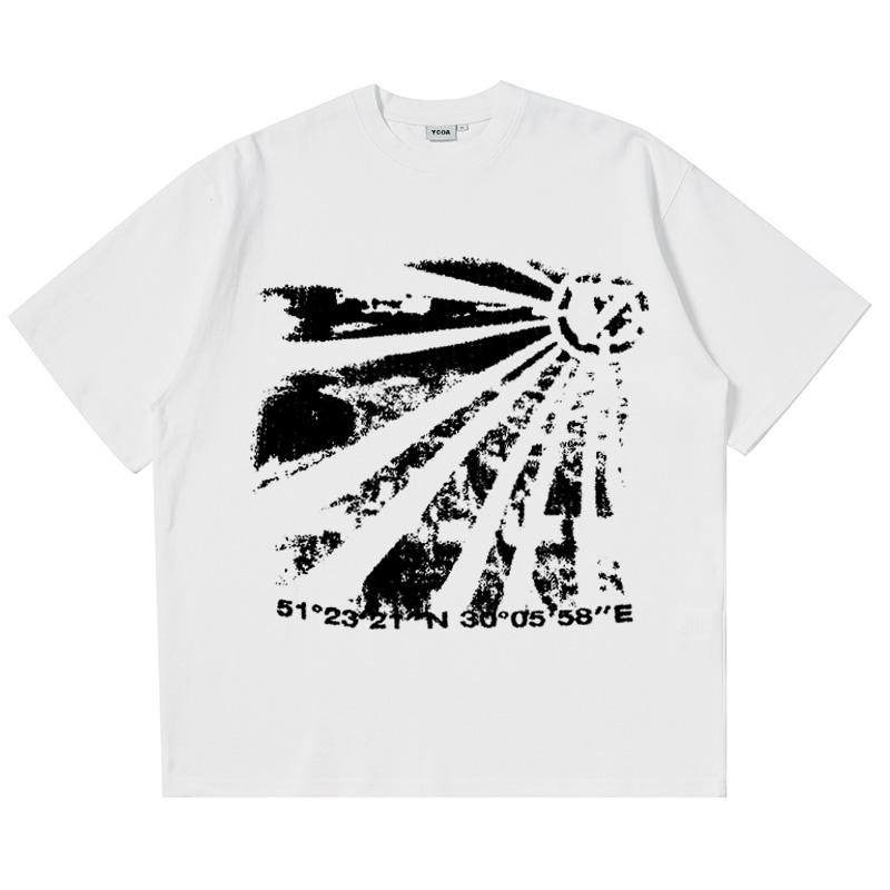 Summer Speed Racer Graphic Oversized Cotton Tops Sports Fashion Vintage Short Sleeve Tees Y2k Streetwear Women's  Men's T-Shirt