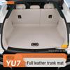 Xiaomi YU7 Vollflächige Leder Kofferraummatte - Premium Innenraumzubehör