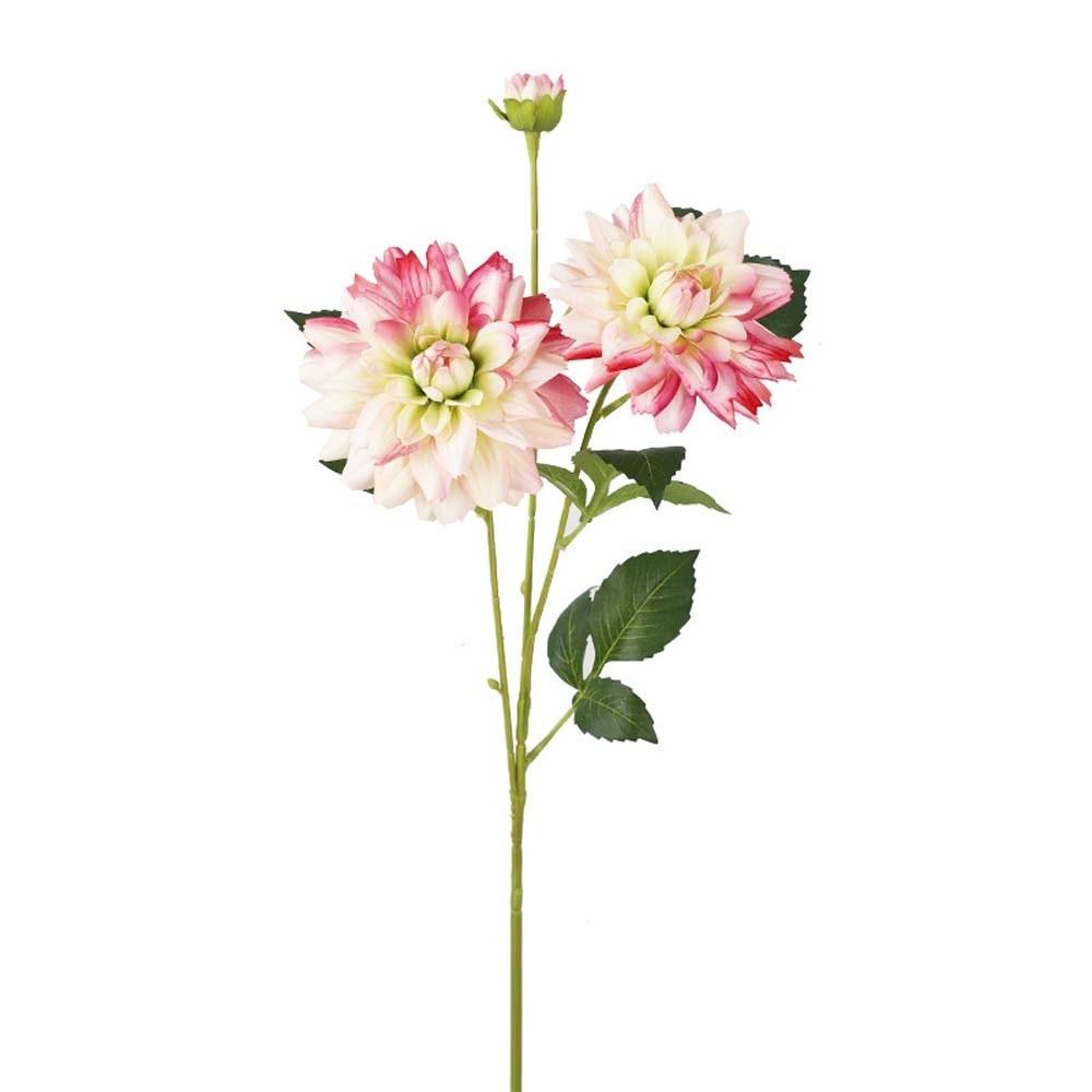 Realistic Simulation Big Dahlia Handmade Fake Flower Faux Dahlia Branch  Wedding Party Decor