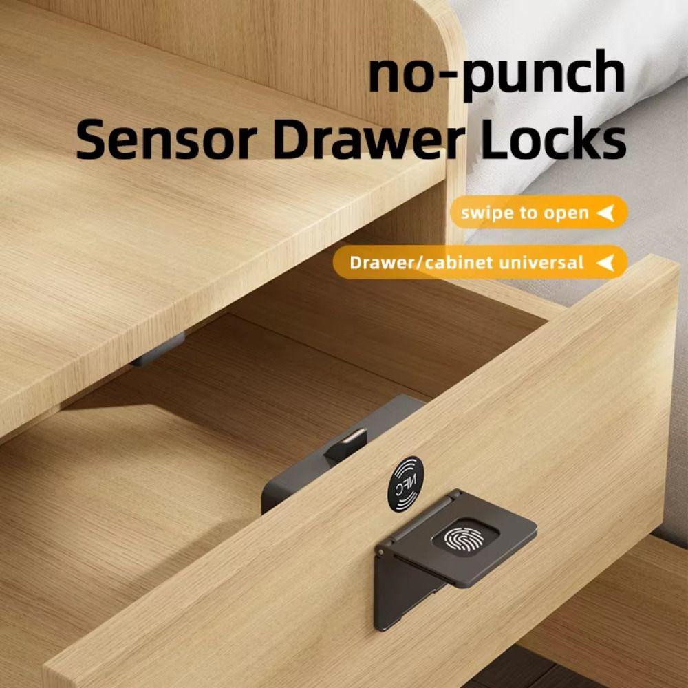 NFC Unlock Smart Cabinet Lock Keyless Entry Magnetic Sensing Lock Smart Locks Furniture Security