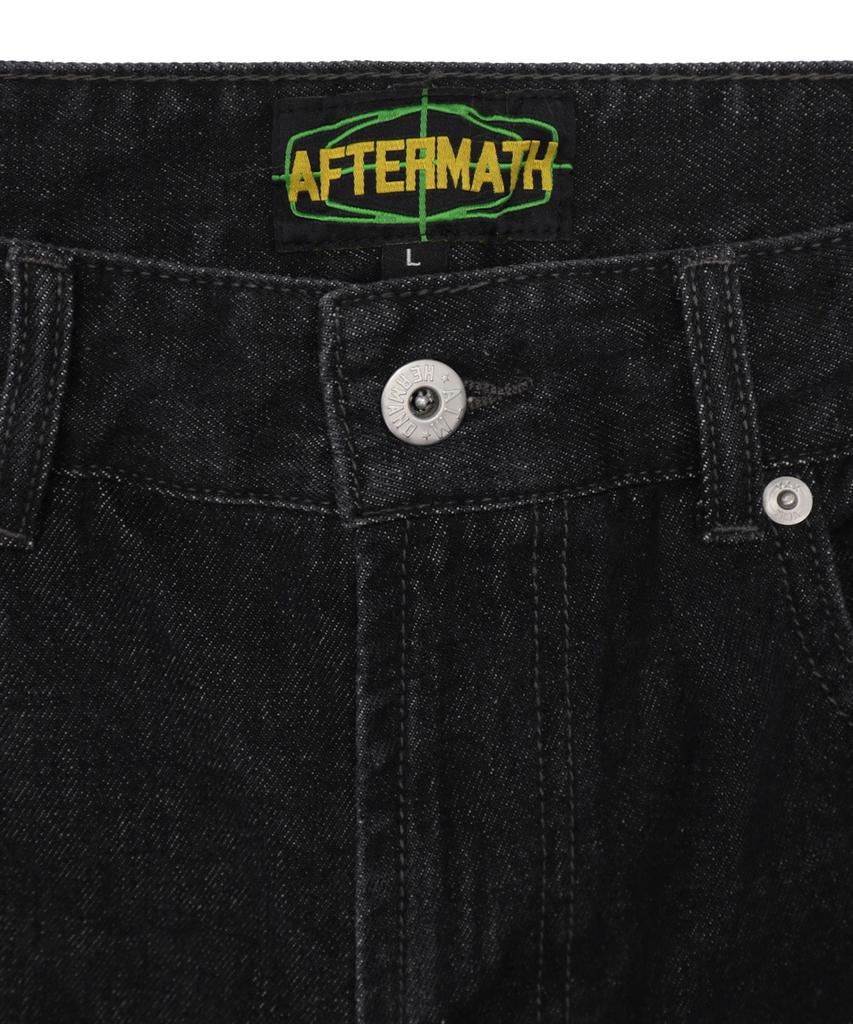 AFTERMATH Denim Shorts Black
