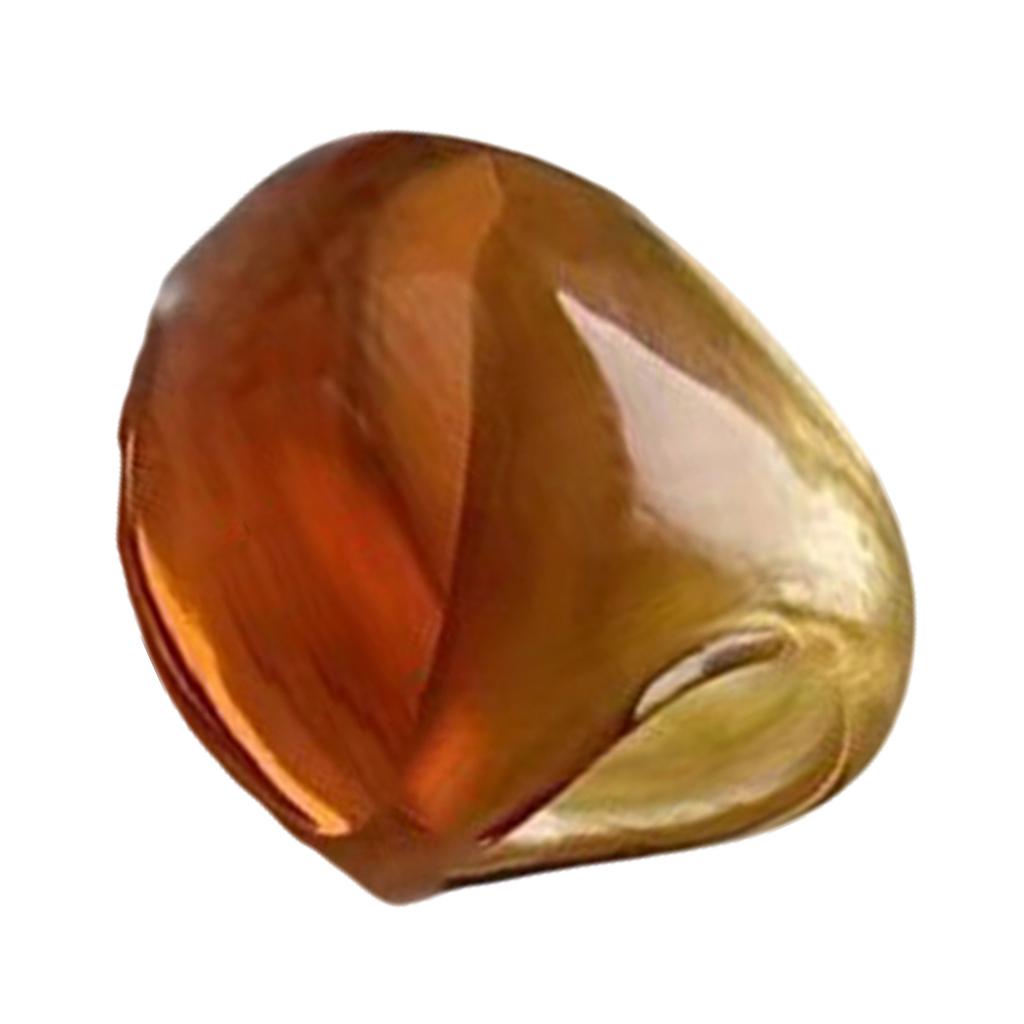 Pearlescent Inner Glaze Resin Ring Lightweight Comfort Fit Multiple Color Options For Daily Wear And Special Occasions
