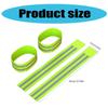 8Pcs Reflective Running Armbands Adjustable Safety Reflective Strap Safety Reflectors Reflective Wristband for Cycling