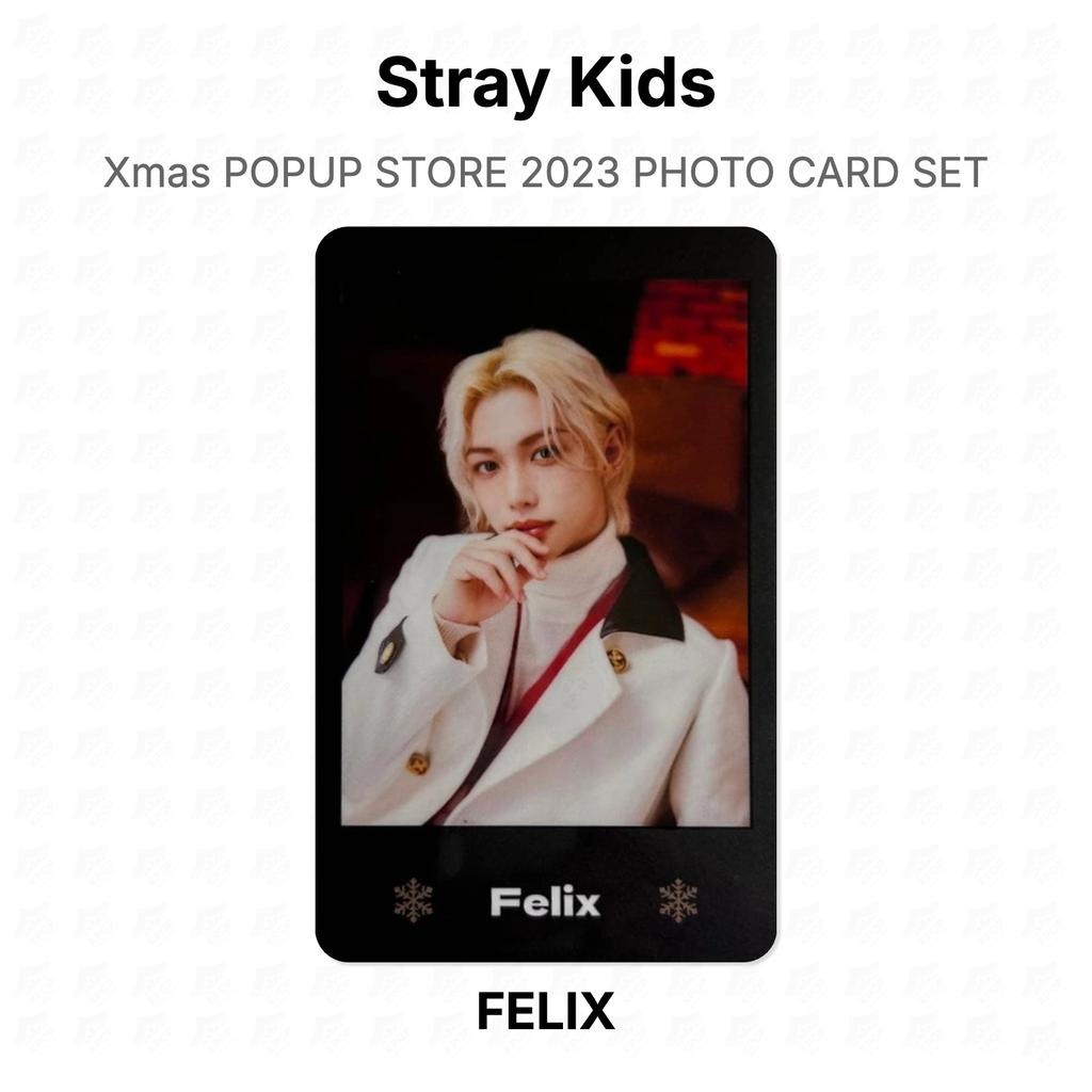 Stray Kids Xmas POPUP STORE 2023 PHOTO CARD SET Official Photocard