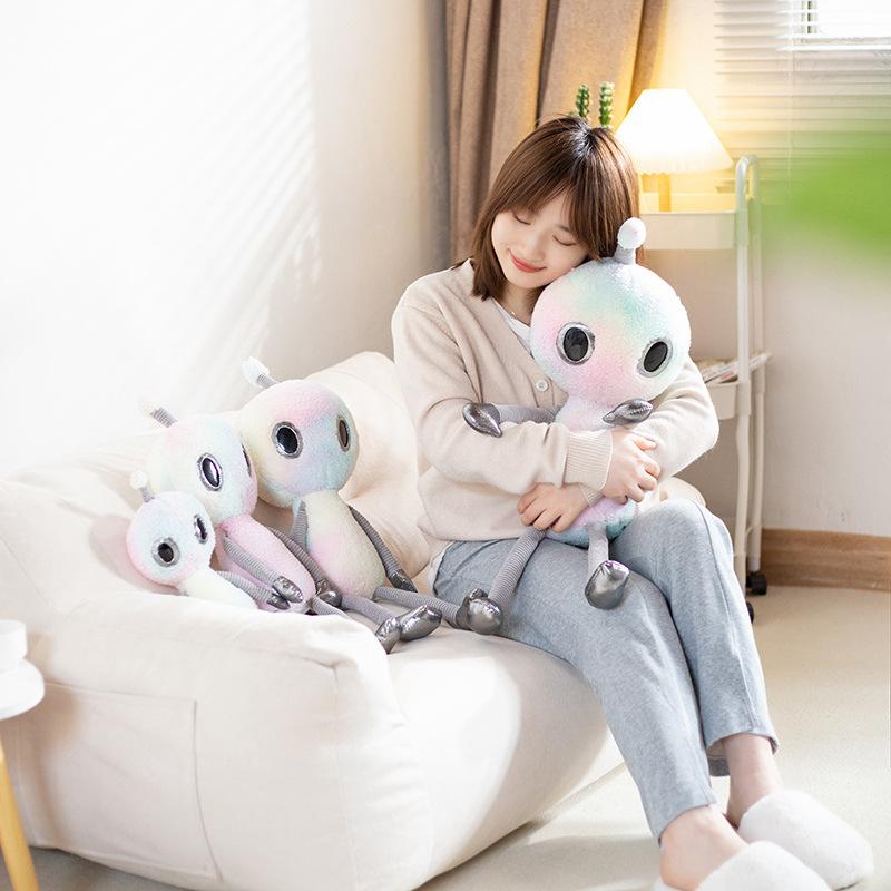 Ugly cute alien doll plush toy funny alien doll kindergarten children soothing doll
