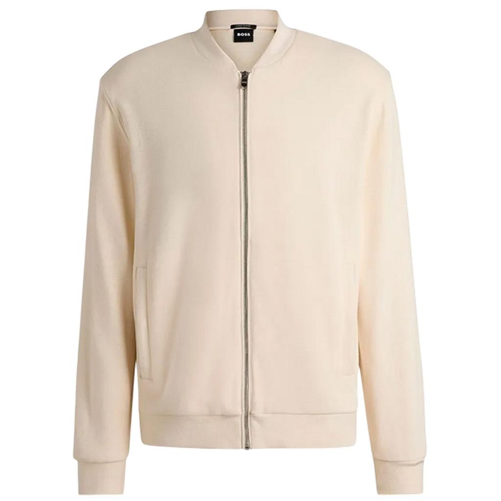 Boss Mens Solid Front Pocket Bomber Jacket