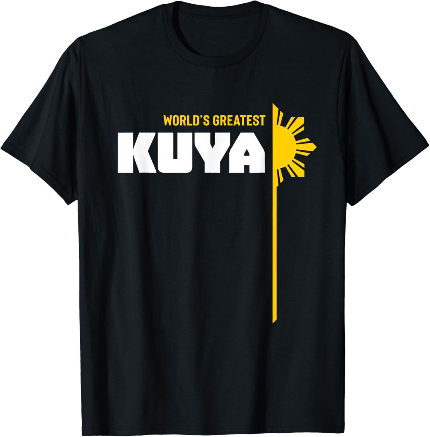NEW LIMITED World s Greatest Kuya T-Shirt - Filipino Tee Shirt XL