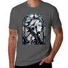 Stained Glass Arlecchino TShirt Soft Basic Cotton Short Sleeve Tee TShirt
