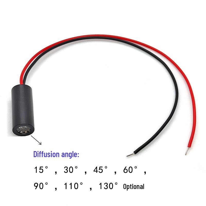 9x21mm OD 635nm 5mW Laser Module with Ground Wire