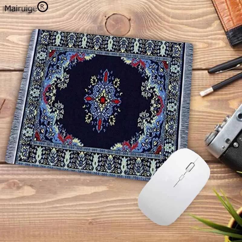 Persian Carpet Mouse Pad 22x18cm Computer Small Mouse Mat Streak Office Rubber Mat Non-slip Mat Table Pads Desk Mats Small Rug