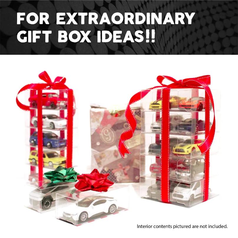 50/100pcs Protector Clear PVC Cases 1/64 Car Toy Dustproof Box Case Display Protection Box Case Display Box