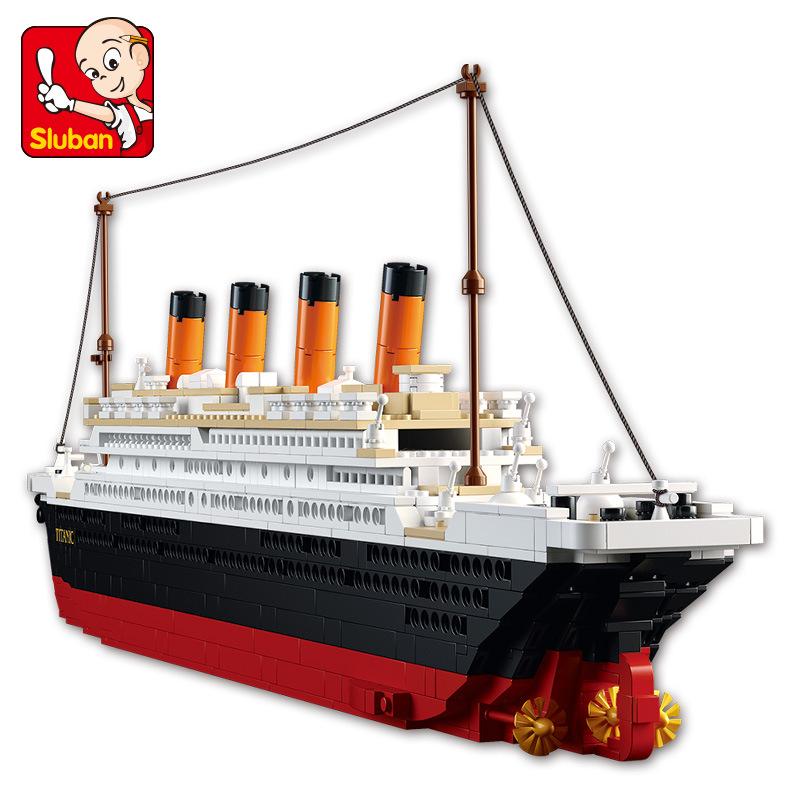 Luban Titanic Large Plastic Building Block Model Toy