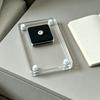 Acrylic Loose Diamond Jewelry Storage Box Standard Gemstone Organizer Gift Packaging Box Gems Zircon Cvd Display Case